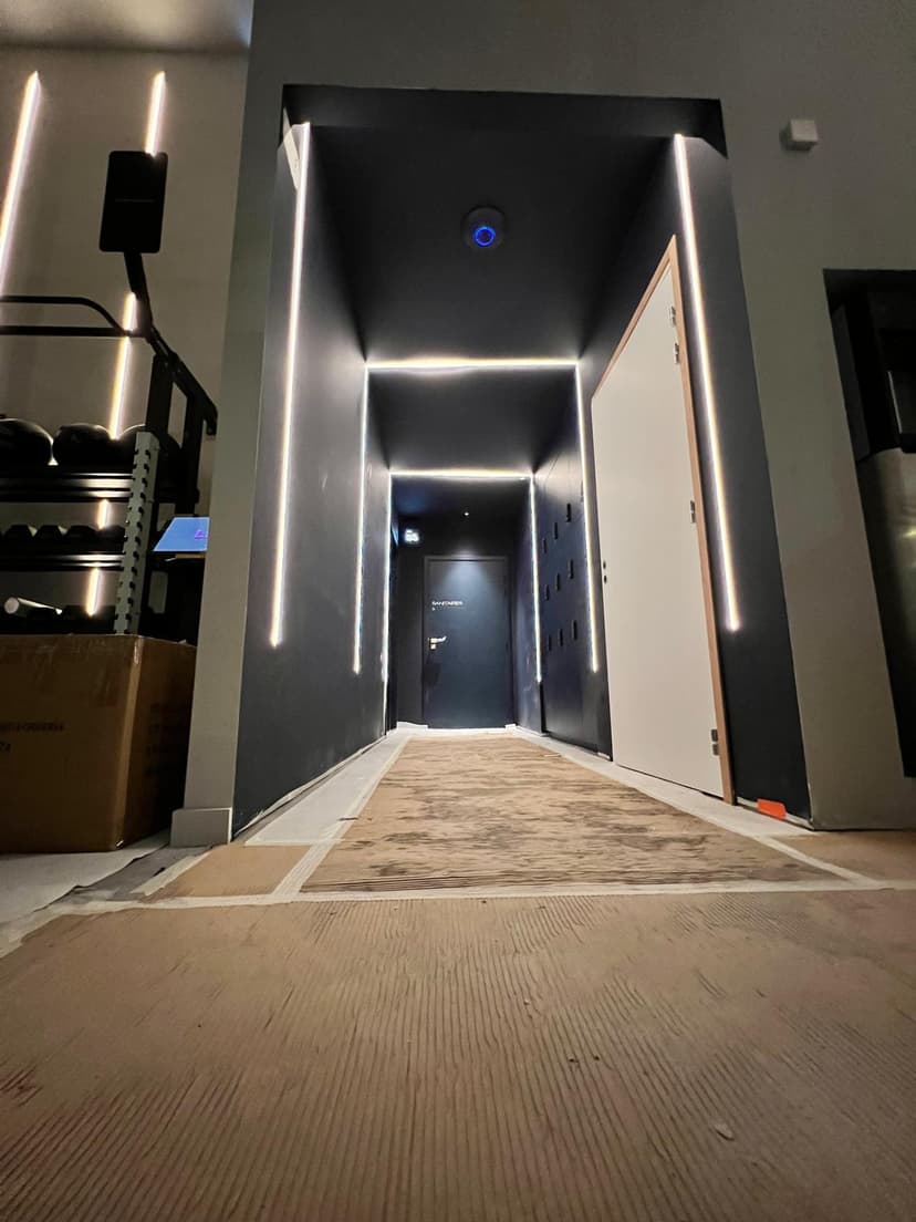 Électricité salle de sport